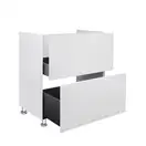 Тумба напольная Qtap Tern 700х725х437 White с полотенцедержателем QT1773TNL701W