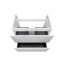 Тумба напольная Qtap Tern 800х725х437 White с полотенцедержателем QT1773TNL801W