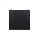 Тумба подвесная Qtap Tern 600х580х437 Matt black с полотенцедержателем QT1774TPL602MB