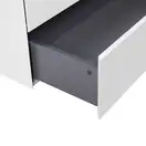 Тумба подвесная Qtap Tern 800х476х469 White со столешницей и полотенцедержателем QT1774TPЛ801W (QT1779TPL801W)