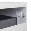 Тумба подвесная Qtap Tern 800х476х469 White со столешницей и полотенцедержателем QT1774TPЛ801W (QT1779TPL801W)