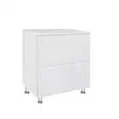 Тумба напольная Qtap Tern 600х616х469 White со столешницей и полотенцедержателем QT1773TNЛ601W (QT1780TNL601W)