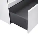 Тумба напольная Qtap Tern 600х616х469 White со столешницей и полотенцедержателем QT1773TNЛ601W (QT1780TNL601W)