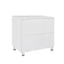 Тумба напольная Qtap Tern 700х616х469 White со столешницей и полотенцедержателем QT1773TNЛ701W (QT1780TNL701W)
