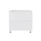 Тумба напольная Qtap Tern 700х616х469 White со столешницей и полотенцедержателем QT1773TNЛ701W (QT1780TNL701W)