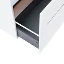 Комплект Qtap Virgo 800х580х437 White/Whitish oak тумба подвесная + раковина врезная  QT1872TPА8013080CW (QT1872TPА8013080CWWO)