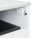 Комплект Qtap Virgo 800х580х437 White/Whitish oak тумба подвесная + раковина врезная  QT1872TPА8013080CW (QT1872TPА8013080CWWO)