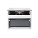 Комплект Qtap Virgo 800х580х437 White/Whitish oak тумба подвесная + раковина врезная  QT1872TPА8013080CW (QT1872TPА8013080CWWO)