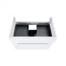 Комплект Qtap Virgo 800х580х437 White/Whitish oak тумба подвесная + раковина врезная  QT1872TPА8013080CW (QT1872TPА8013080CWWO)
