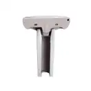 Раковина напольная с пьедесталом Qtap Baby 375x305x520 White с донным клапаном QT2311LP304BW