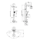 Душова система Qtap Sloup 51103OC (QT51103OC)