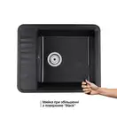 Кухонная мойка Qtap CS 6250 Black (QT6250BLA404)