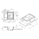 Кухонная мойка Qtap CS 6450 Grey (QT6450GRE471)