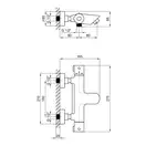 Смеситель термостатический для ванны Qtap Inspai-Therm CRMT300800 (QTINSCRMT300800)