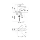 Смеситель для раковины Qtap Leo 1062102C (QTLEO1062102C)