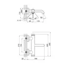 Смеситель для ванны Qtap Robin 3060102K (QTROB3060102K)