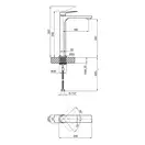 Смеситель для раковины Qtap Slavonice 1042H103B (QTSLA1042H103B)