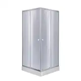 Душевая кабина Lidz Wawel SC90x90.SAT.LOW.GR, стекло тонированное 4 мм (LWASC9090SATLOWGR)