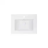 Раковина Qtap Albatross E 600х460х180 White с донным клапаном QT01119060EW