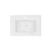 Раковина Qtap Albatross E 700х460х180 White с донным клапаном QT01119070EW