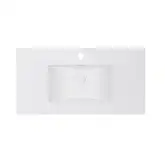 Раковина Qtap Albatross E 900х460х180 White с донным клапаном QT01119090EW