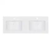 Раковина Qtap Albatross ED 1200х460х180 White с донным клапаном QT01119120EDW