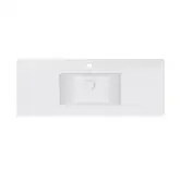 Раковина Qtap Albatross E 1200х460х180 White с донным клапаном QT01119120EW