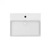 Раковина Qtap Crow 600х450х150 White с донным клапаном QT0511WL032W