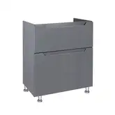 Тумба напольная Qtap Scorpio 710х825х460 Graphite QT1473TNВ702G
