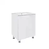 Комплект Qtap Tern 600х725х437 White тумба напольная + раковина врезная, с полотенцедержателем QT1771TNЛ6013060CW (QT1771TNL6013060CW)