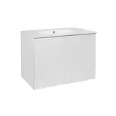 Комплект Qtap Tern 800х580х437 White тумба напольная + раковина врезная, с полотенцедержателем QT1772TPЛ8013080CW (QT1772TPL8013080CW)