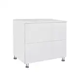 Тумба напольная Qtap Tern 800х616х469 White со столешницей и полотенцедержателем QT1773TNЛ801W (QT1780TNL801W)