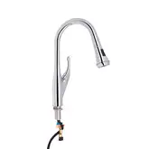 Смеситель для кухни Qtap Swan 9168103UN с выдвижным изливом (QTSWA9168103UN)