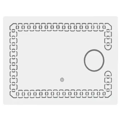 Зеркало Lidz 140.08.02 700х500 с LED-подсветкой (LD55781400802W)