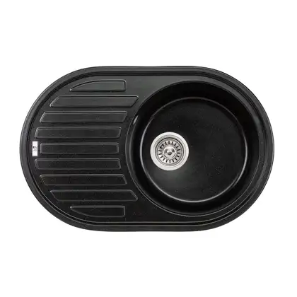 Lidz BLM-14 Кухонная мойка, черная матовая (LIDZBLM14780500200) Lidz BLM-14 Кухонная мойка, черная матовая (LIDZBLM14780500200)