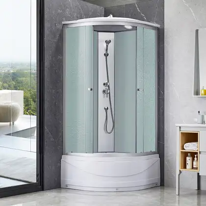 Lidz Tani SB90x90 Душевой бокс, матовое стекло (LTSB9090SATHIGHFR)