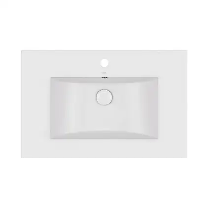 Комплект Qtap Scorpio 710х825х460 Graphite тумба напольная + раковина врезная QT1471TNВ7023070CG