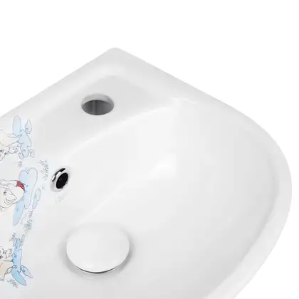 Раковина напольная с пьедесталом Qtap Baby 375x305x520 White с рисунком, с донным клапаном QT2311LP304BW (QT2311LP304BEWD) Раковина напольная с пьедесталом Qtap Baby 375x305x520 White с рисунком, с донным клапаном QT2311LP304BW (QT2311LP304BEWD)