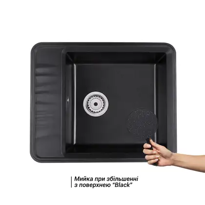 Кухонная мойка Qtap CS 6250 Black (QT6250BLA404) Кухонная мойка Qtap CS 6250 Black (QT6250BLA404)