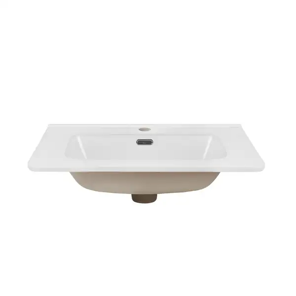 Раковина Qtap Albatross 9H 600х460х180 White с донным клапаном QT01119060HW