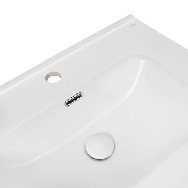 Раковина Qtap Albatross 9H 600х460х180 White с донным клапаном QT01119060HW