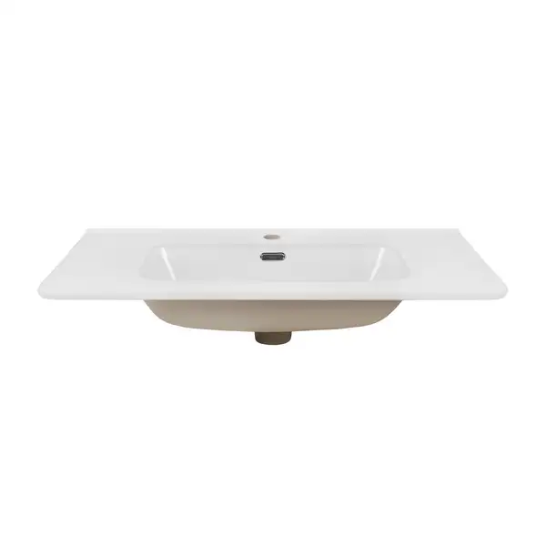 Раковина Qtap Albatross 9H 800х460х180 White с донным клапаном QT01119080HW