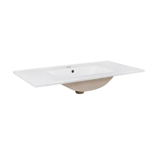 Раковина Qtap Albatross E 900х460х180 White с донным клапаном QT01119090EW