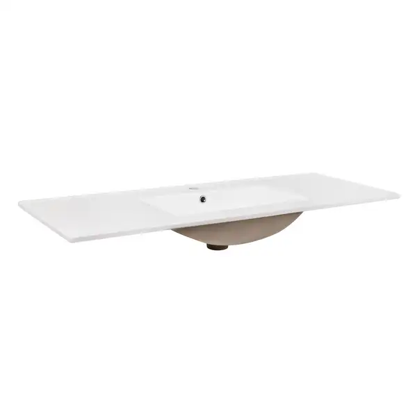 Раковина Qtap Albatross E 1200х460х180 White с донным клапаном QT01119120EW Раковина Qtap Albatross E 1200х460х180 White с донным клапаном QT01119120EW