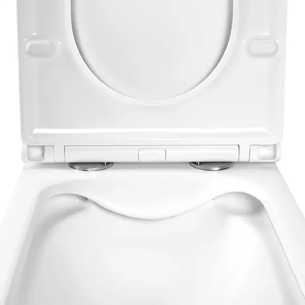 Унітаз-компакт Qtap Aries безобідковий з сідінням Soft-close QT03222171ARW
