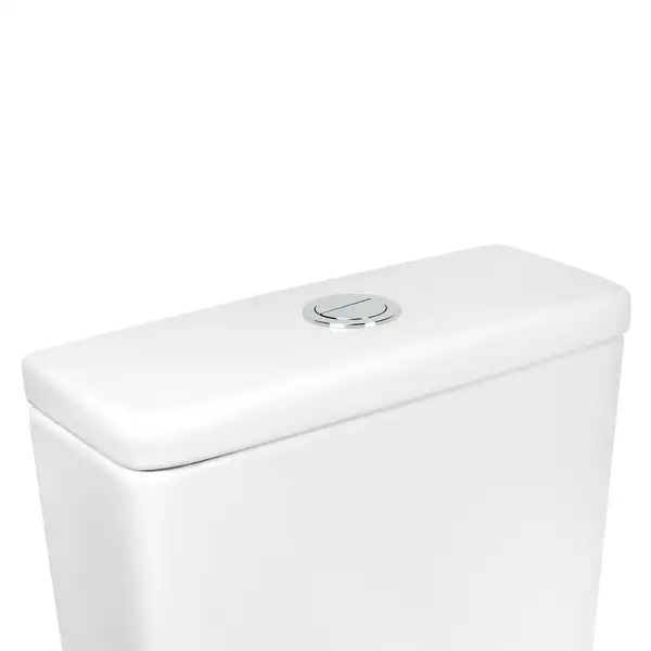 Унітаз-компакт Qtap Aries безобідковий з сідінням Soft-close QT03222171ARW