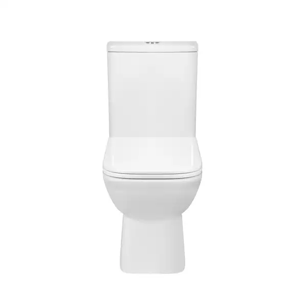 Унітаз-компакт Qtap Aries безобідковий з сідінням Soft-close QT03222171ARW