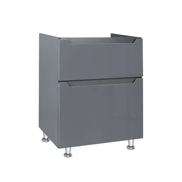 Тумба напольная Qtap Scorpio 605х825х460 Graphite QT1473TNВ602G Тумба напольная Qtap Scorpio 605х825х460 Graphite QT1473TNВ602G