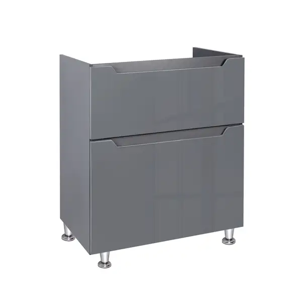 Тумба напольная Qtap Scorpio 710х825х460 Graphite QT1473TNВ702G Тумба напольная Qtap Scorpio 710х825х460 Graphite QT1473TNВ702G