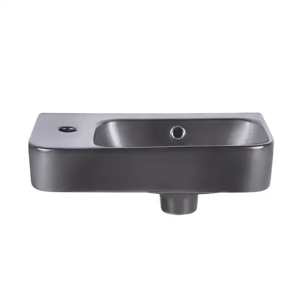 Раковина Qtap Tern з донним клапаном QT17115117LMB